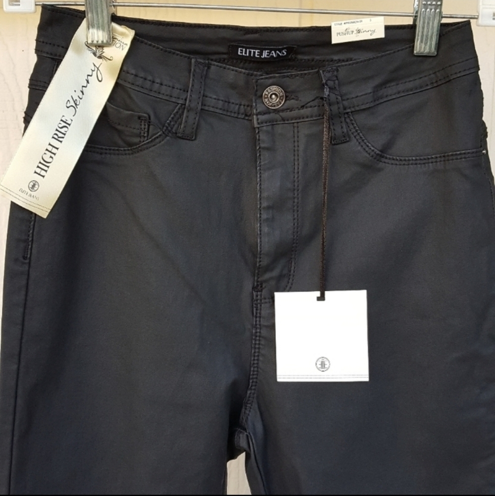 ELITE PREMIUM COLLECTION BLACK JEANS, SZ 15